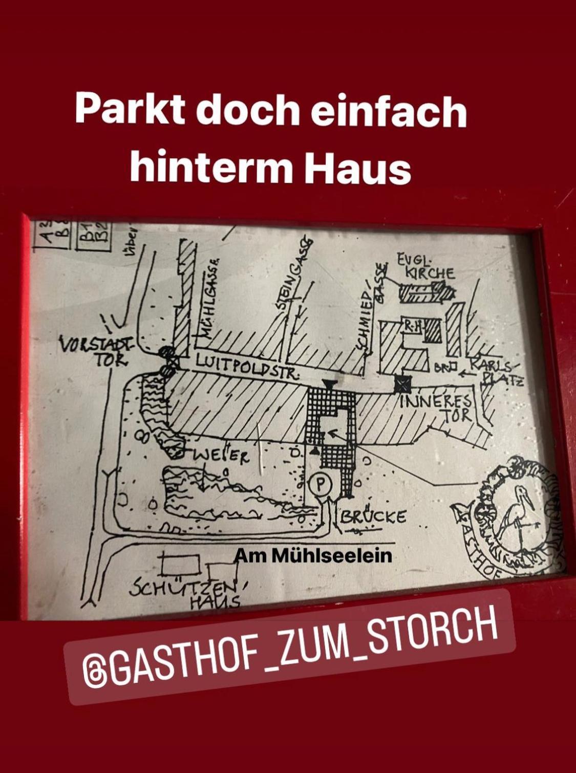 Gasthof Zum Storch Prichsenstadt Exterior foto